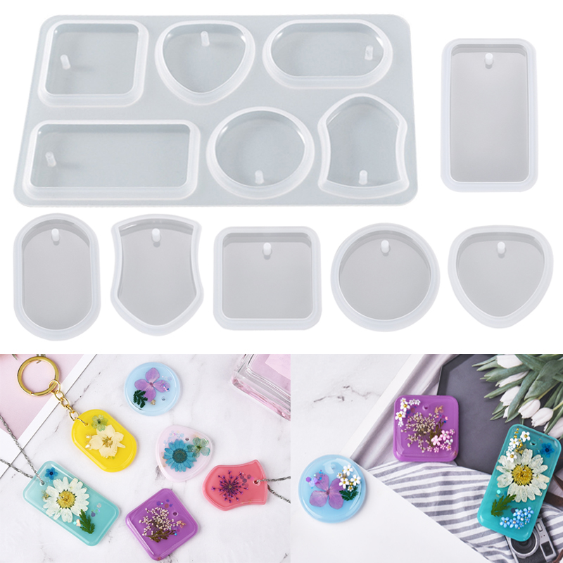 Silicone Epoxy Resin Molds Set - DIY brelok zawieszka silikonowe zestaw form