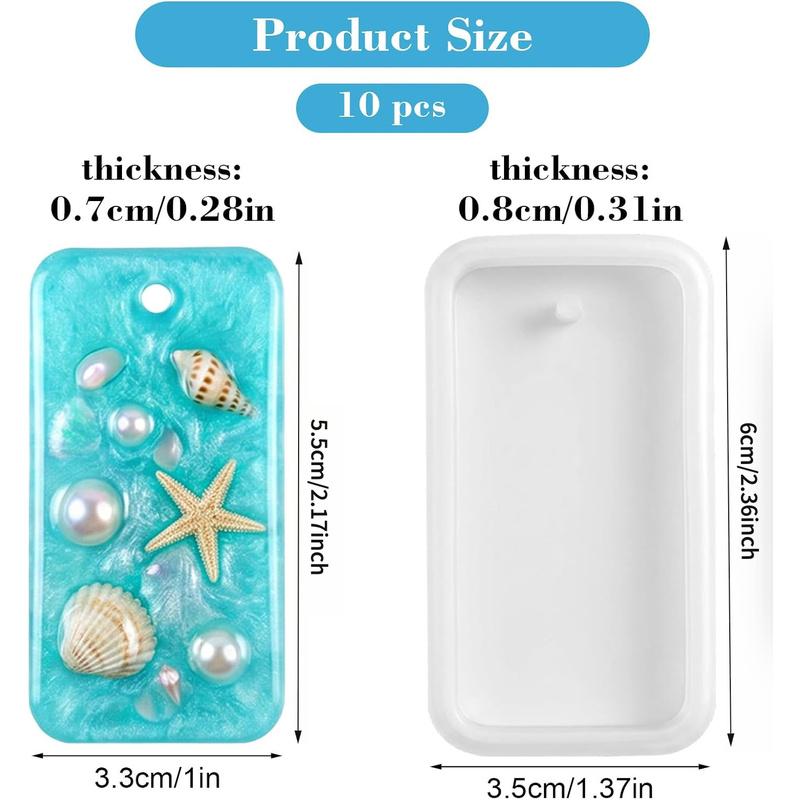 10 form do odlewania żywicy, p – Silicone Epoxy Resin Molds Set recenzja i cena