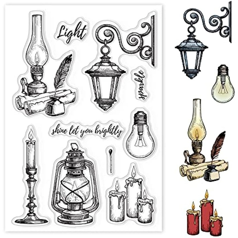 Vintage Lights Silikonowe prze – Clear Silicone Stamps For Card Making recenzja i cena